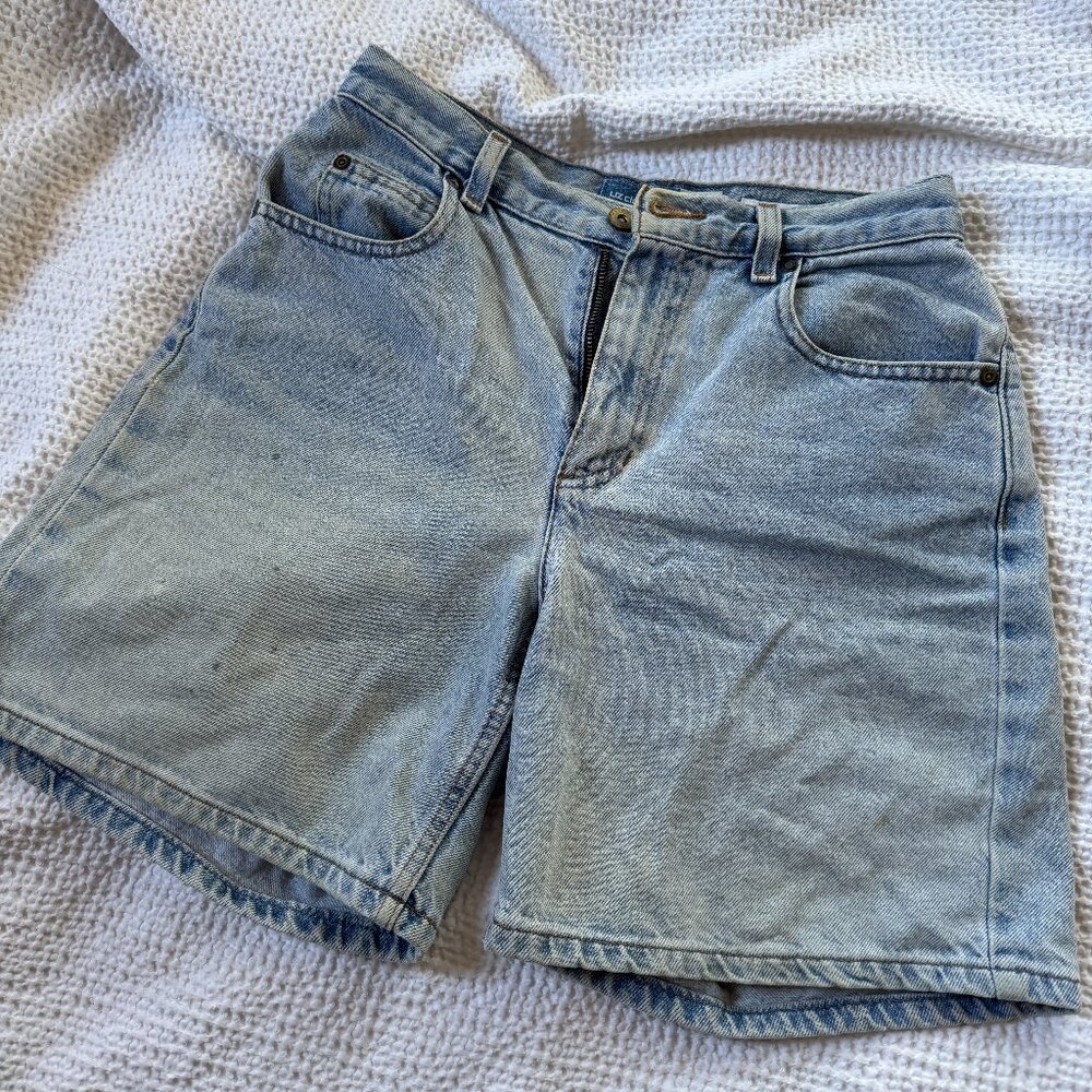 Vintage Liz Claiborn Light Wash Denim Shorts